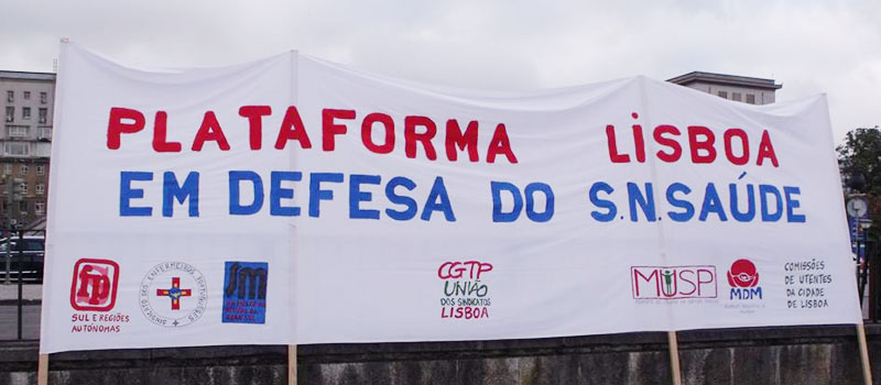 Plataforma Lisboa em defesa do SNS